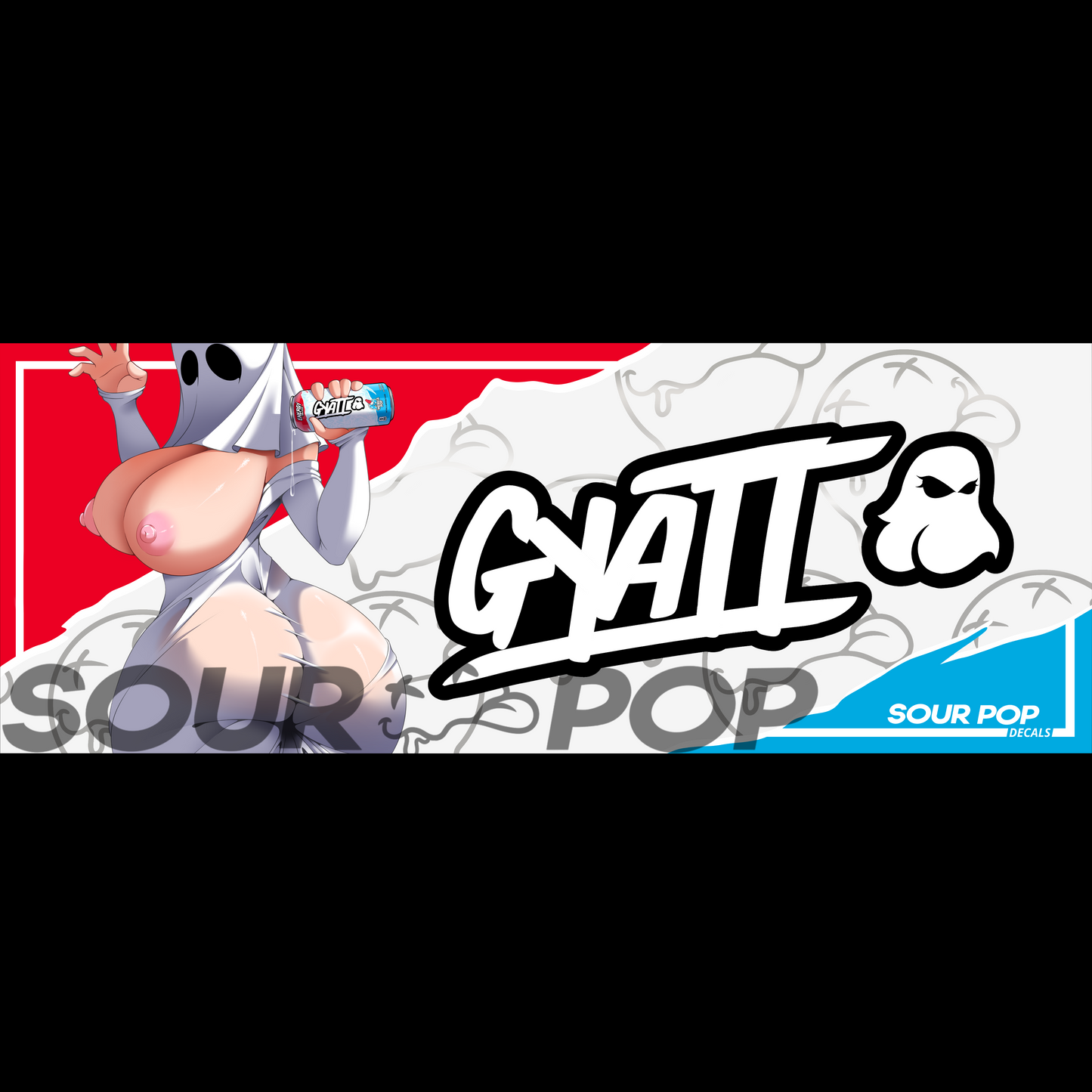 Gyatt Energy Slap Sticker Wet