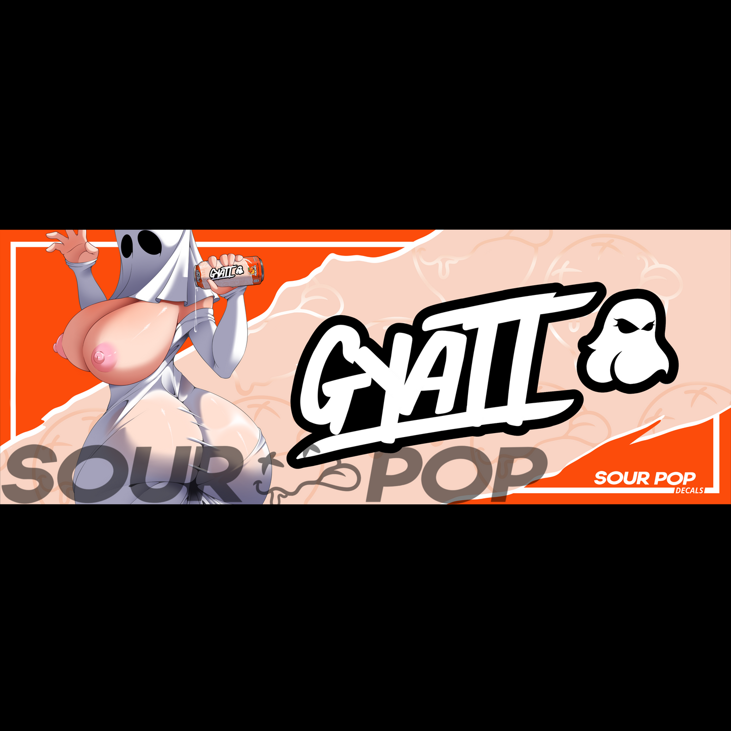 Gyatt Energy Slap Sticker Wet