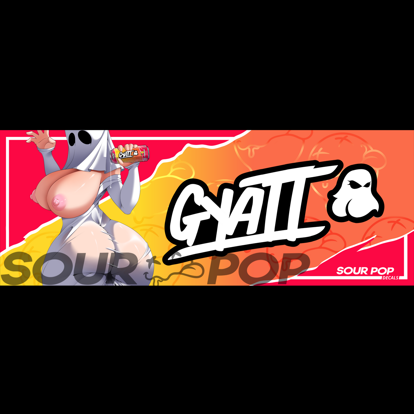 Gyatt Energy Slap Sticker Wet
