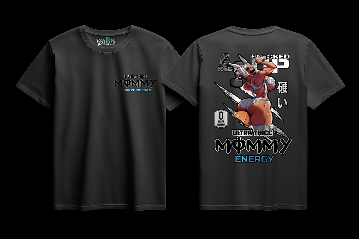 White Mommy Energy T-Shirt