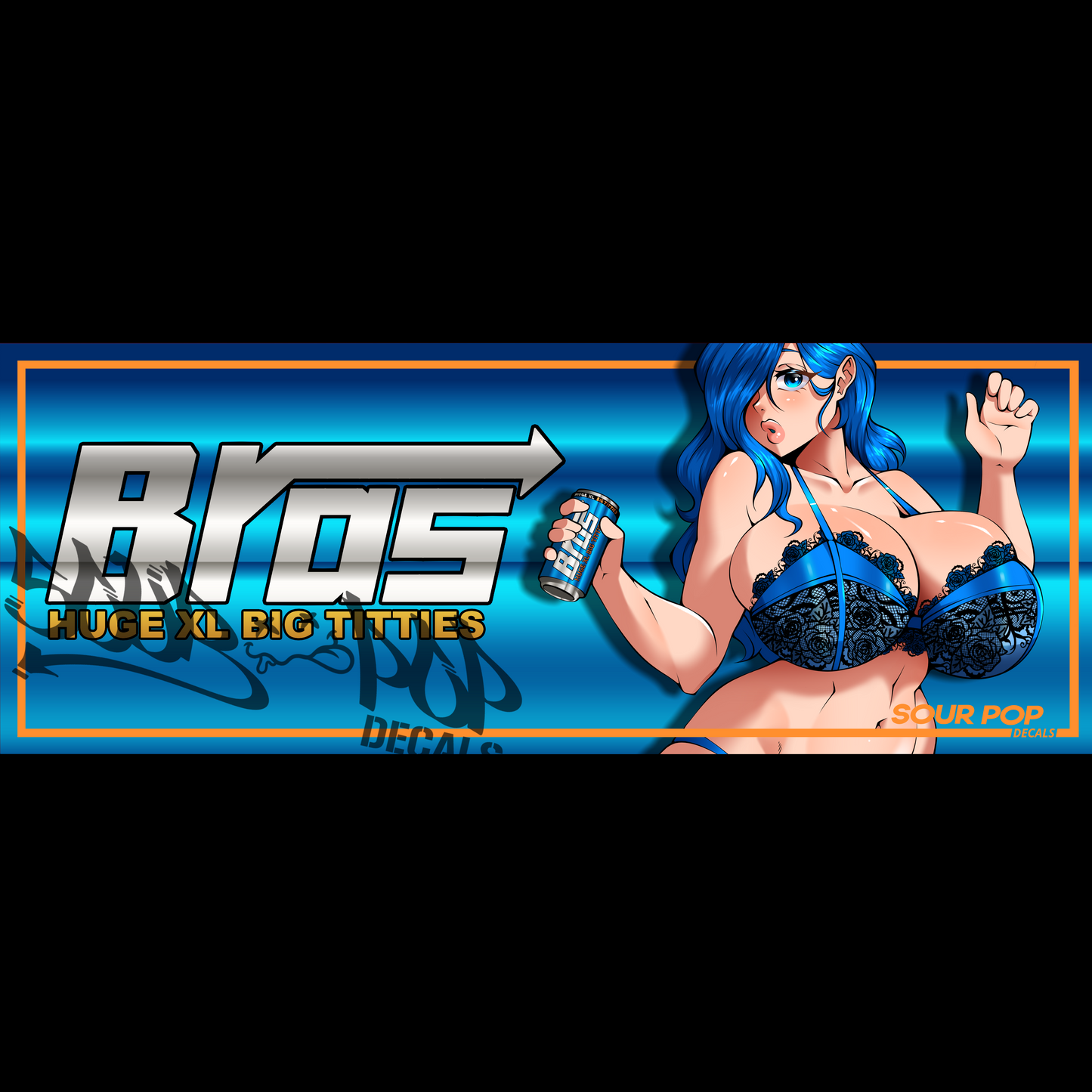 Bras Energy Slap Sticker