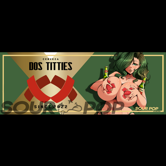 Dos Titties Slap Sticker