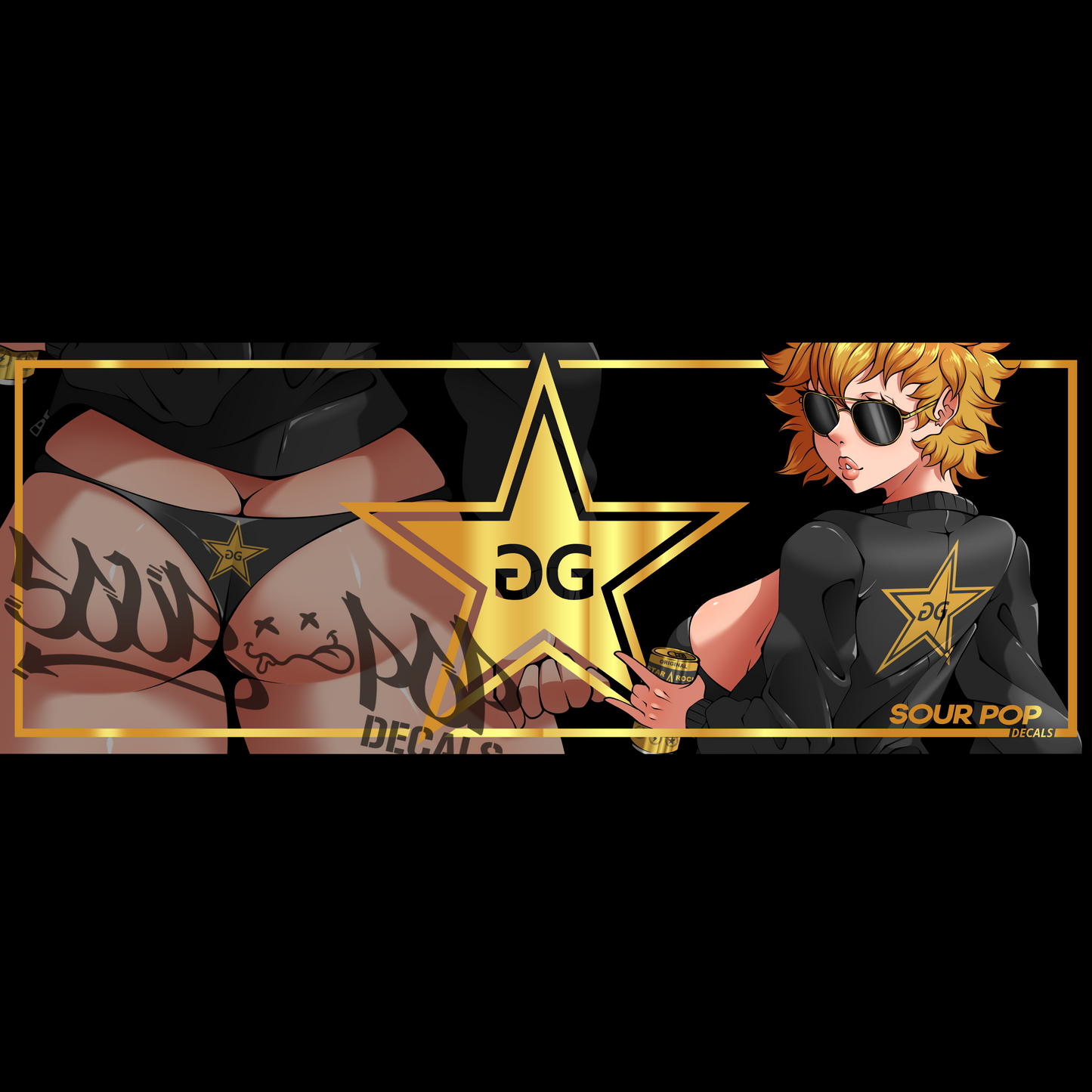 GawkStar Slap Sticker