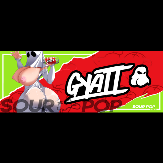 Gyatt Energy Slap Sticker Wet