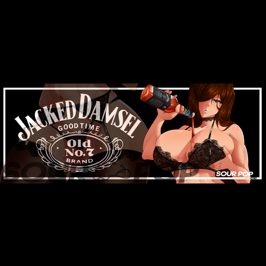 Jacked Damsel Slap Sticker