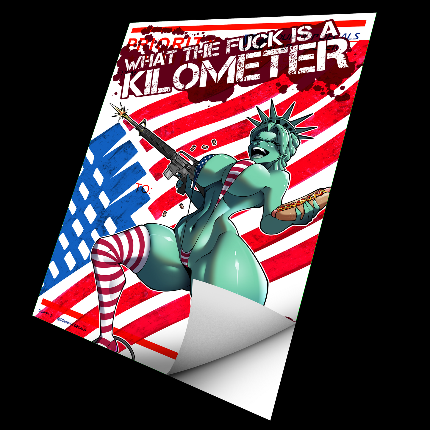 WTF IS A KILOMETER SLAP STICKER V2