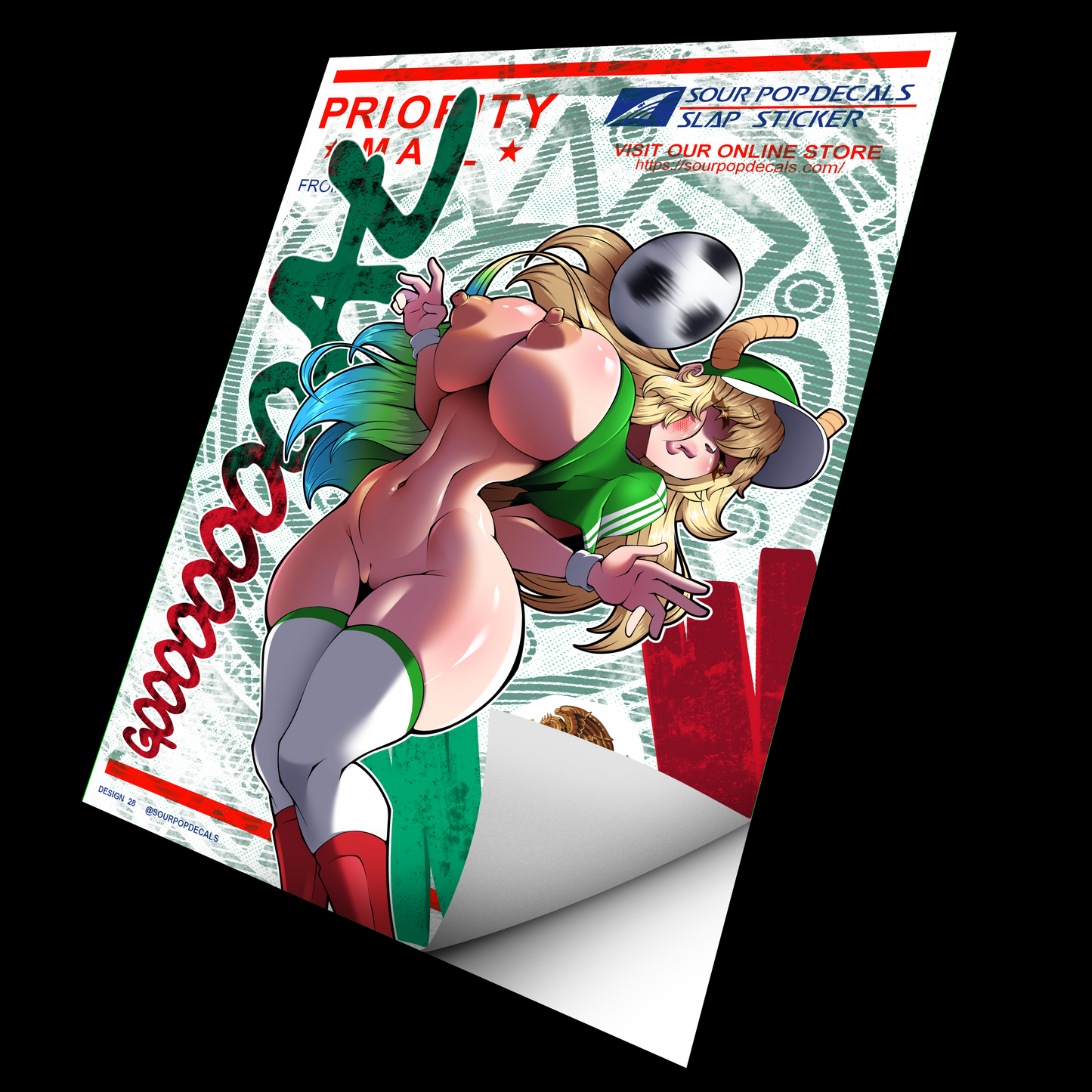 Team MEXICO Slap Stickers