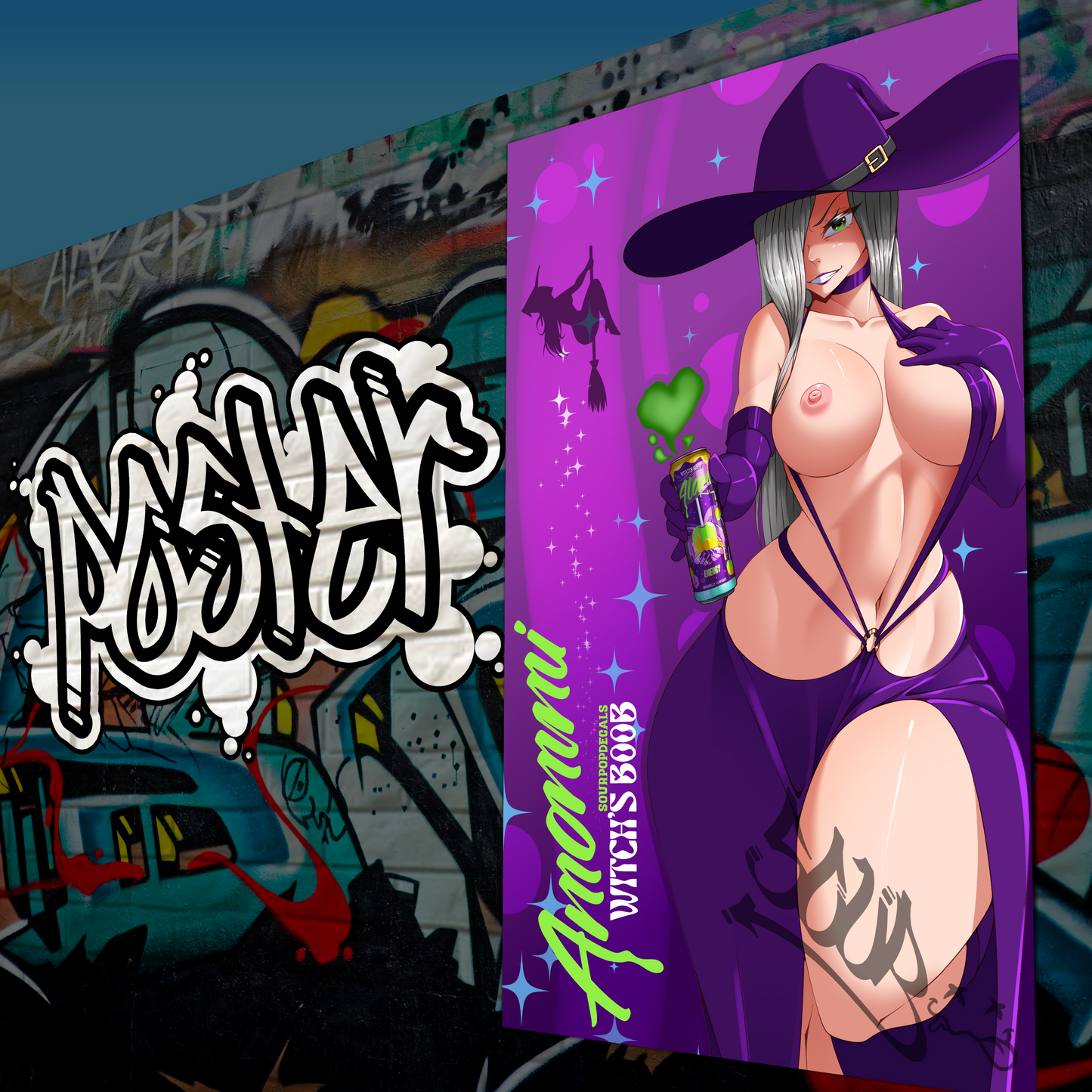 Amommi Witch's Boob Poster