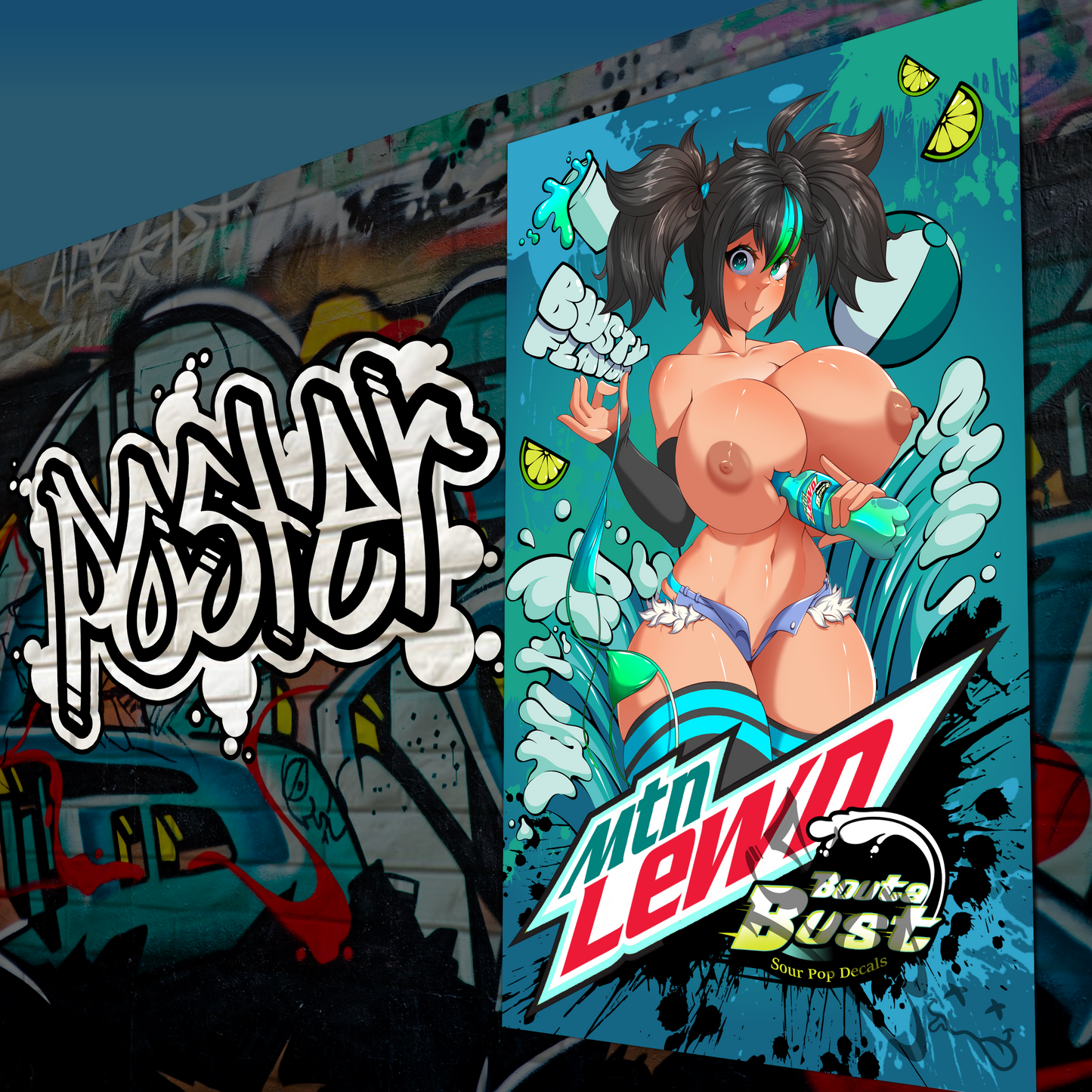 Mt. Lewd Bouta Bust Poster