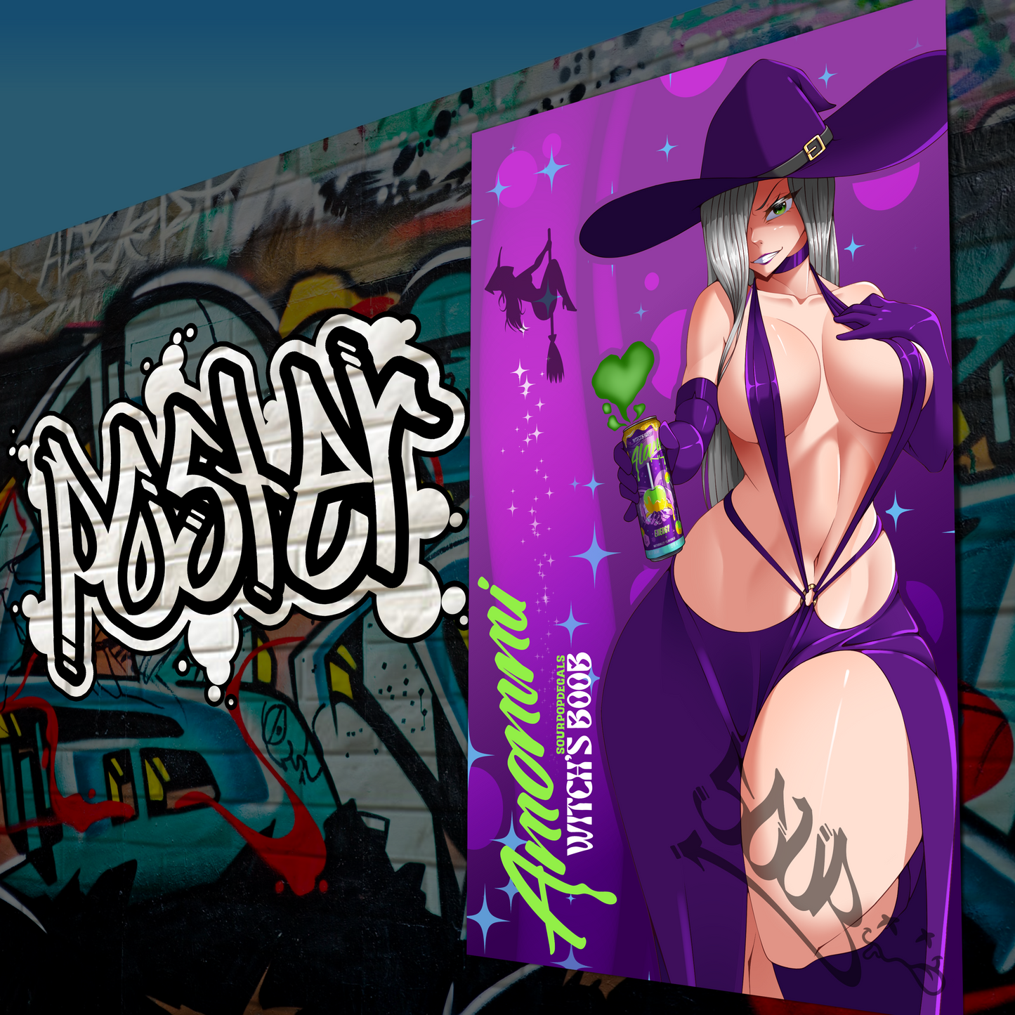 Amommi Witch's Boob Poster