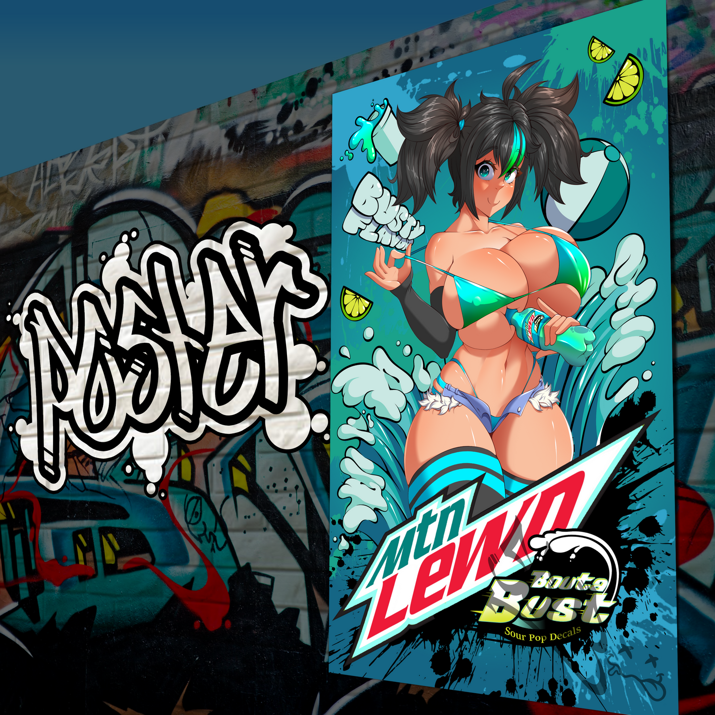 Mt. Lewd Bouta Bust Poster