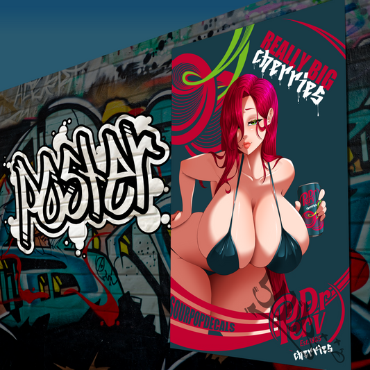 Dr. Perv Cherries Poster