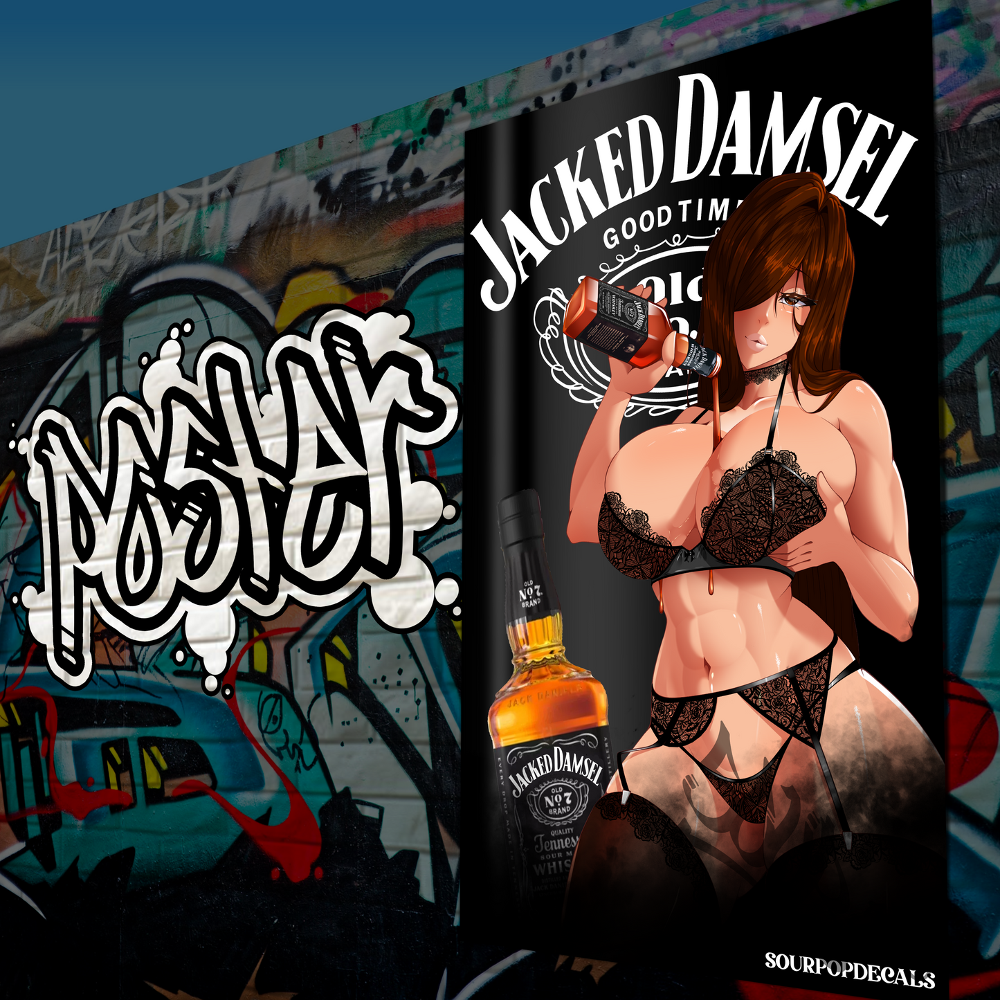 Jacked Damsel Poster