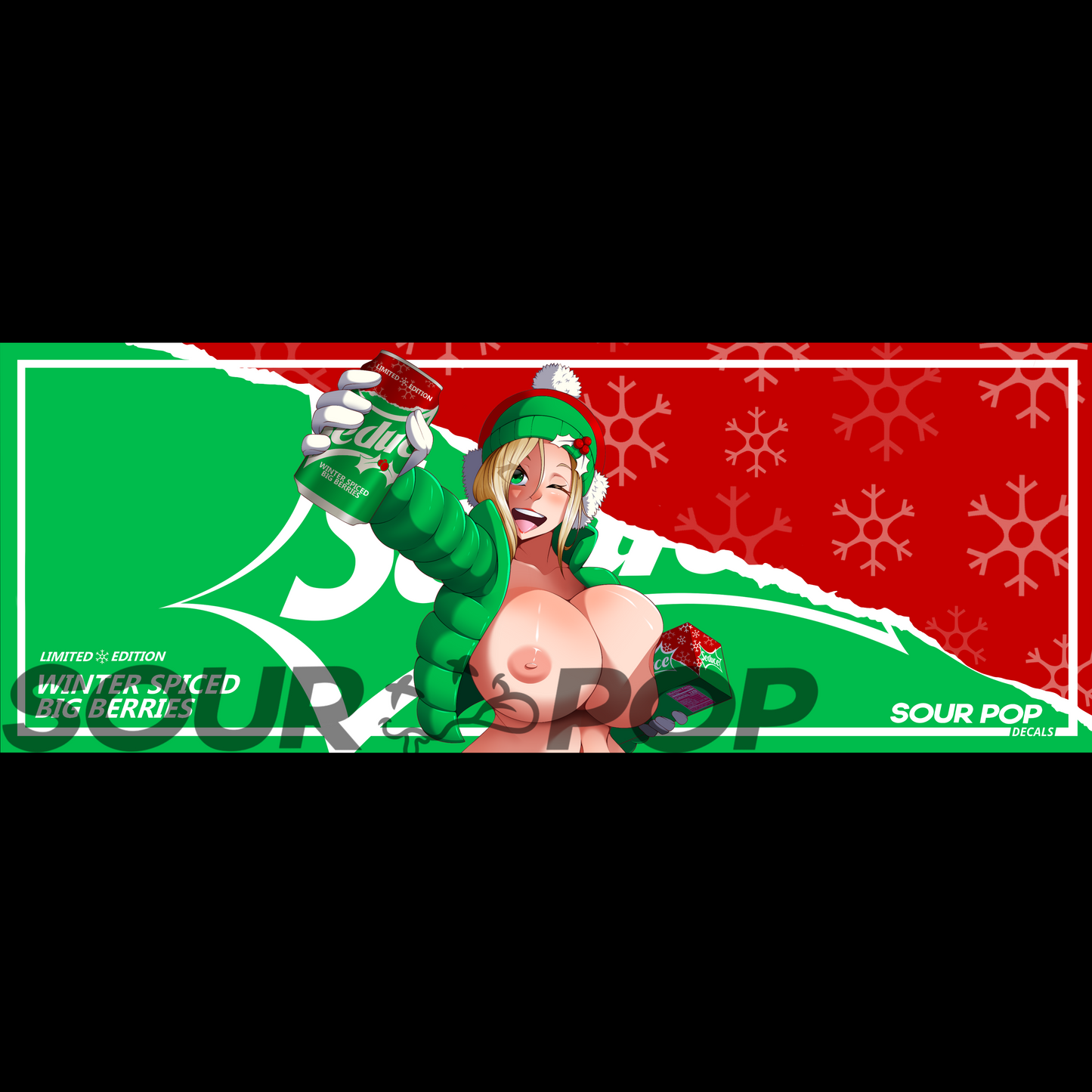 Seduce Big Berries Slap Sticker