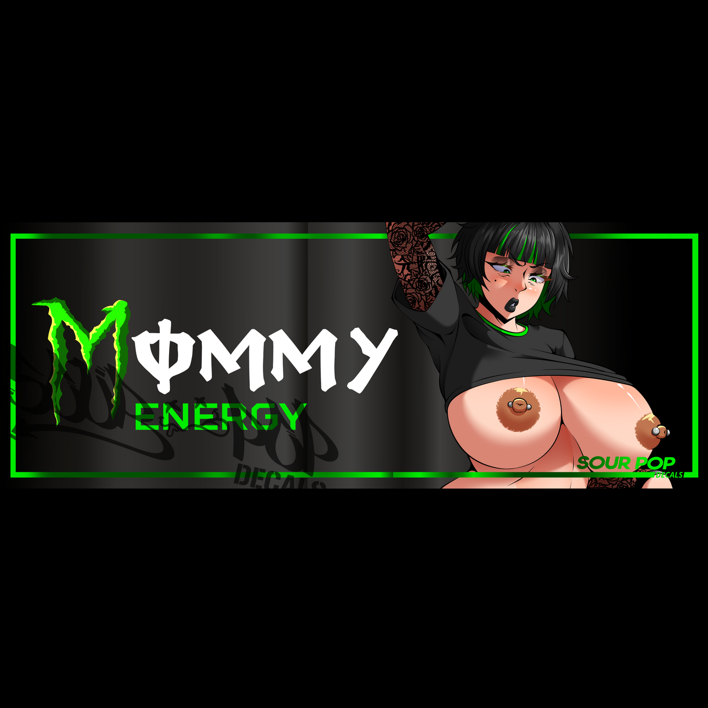 Mommy Energy Slap Sticker