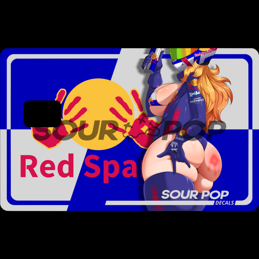 Red Spank Credit Card Skin